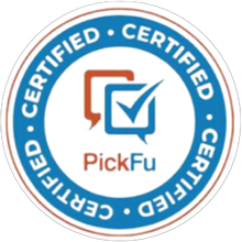 PickFu Certified